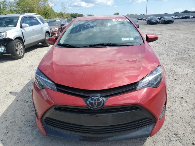 2T1BURHE0JC062426 - 2018 TOYOTA COROLLA L RED photo 5