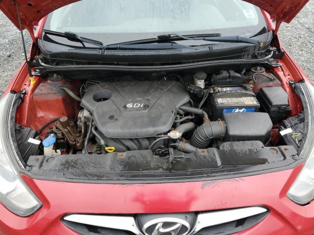 KMHCT5AE8DU088947 - 2013 HYUNDAI ACCENT GLS RED photo 11