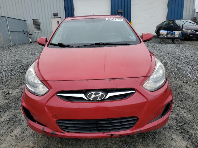 KMHCT5AE8DU088947 - 2013 HYUNDAI ACCENT GLS RED photo 5