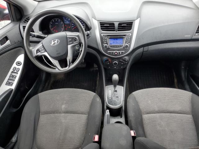 KMHCT5AE8DU088947 - 2013 HYUNDAI ACCENT GLS RED photo 8