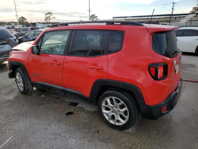 ZACCJABB2JPJ29980 - 2018 JEEP RENEGADE LATITUDE RED photo 2