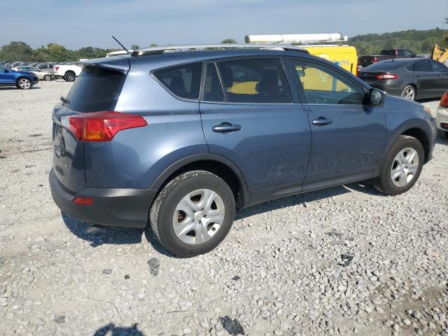 JTMZFREV0ED040349 - 2014 TOYOTA RAV4 LE BLUE photo 3