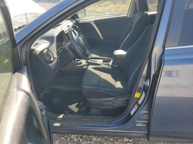 JTMZFREV0ED040349 - 2014 TOYOTA RAV4 LE BLUE photo 7