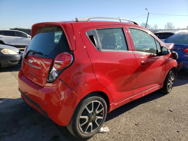 KL8CF6S90EC529120 - 2014 CHEVROLET SPARK 2LT RED photo 3