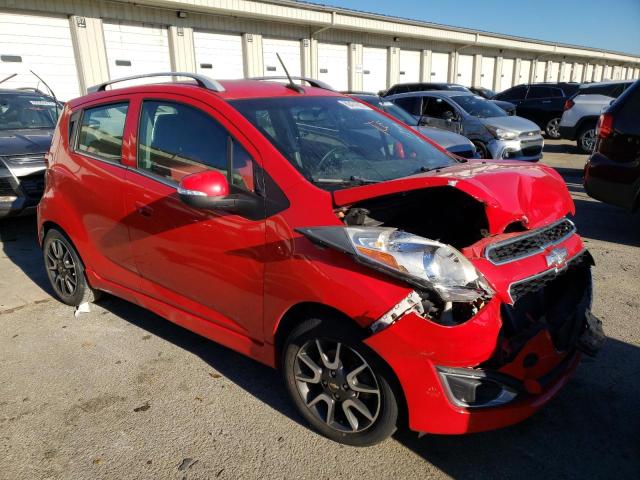 KL8CF6S90EC529120 - 2014 CHEVROLET SPARK 2LT RED photo 4