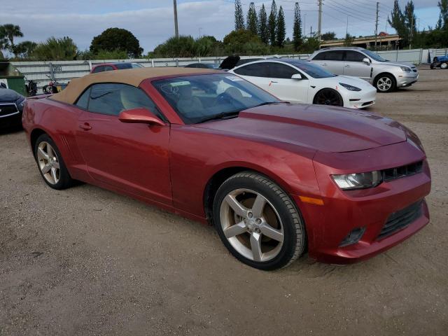 2G1FD3D3XF9130301 - 2015 CHEVROLET CAMARO LT RED photo 4