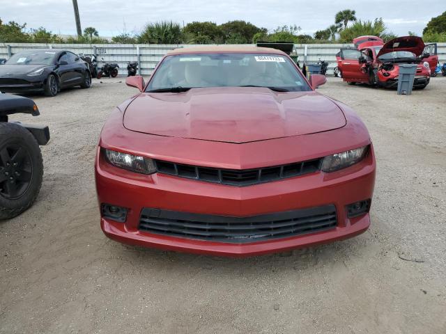 2G1FD3D3XF9130301 - 2015 CHEVROLET CAMARO LT RED photo 5