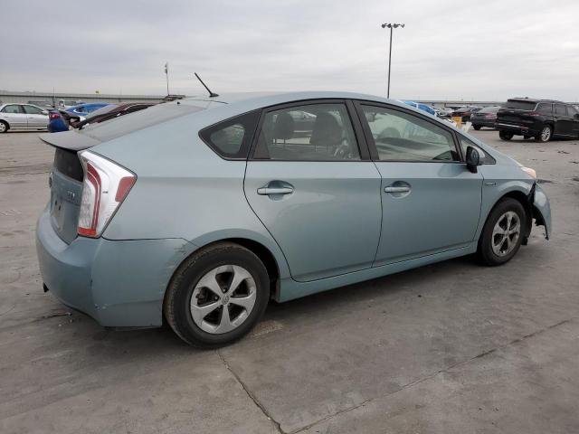 JTDKN3DU0D1648883 - 2013 TOYOTA PRIUS GREEN photo 3