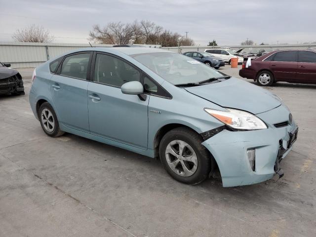 JTDKN3DU0D1648883 - 2013 TOYOTA PRIUS GREEN photo 4