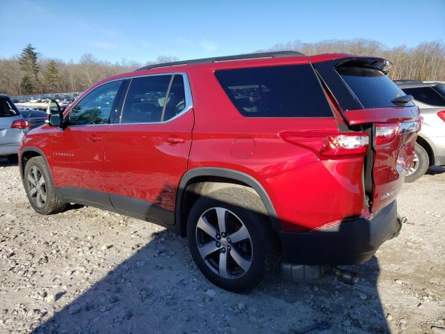 1GNEVHKW0KJ306448 - 2019 CHEVROLET TRAVERSE LT RED photo 2