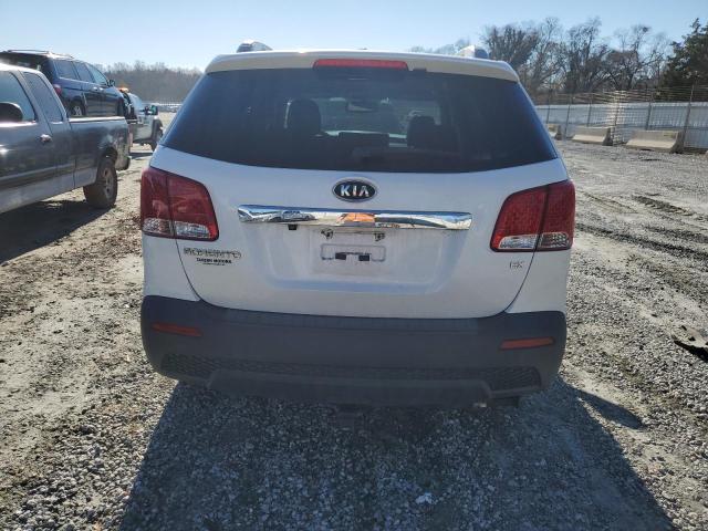 5XYKU4A16BG113962 - 2011 KIA SORENTO EX WHITE photo 6