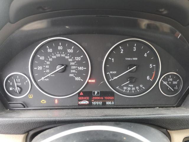 WBA3D5C55EKX97425 - 2014 BMW 328 D XDRIVE BLUE photo 9