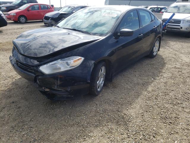 1C3CDFAA0ED854504 - 2014 DODGE DART SE შავი ფოტო 4