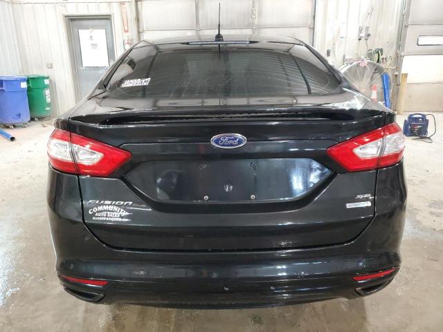 3FA6P0H93DR194687 - 2013 FORD FUSION SE BLACK photo 6