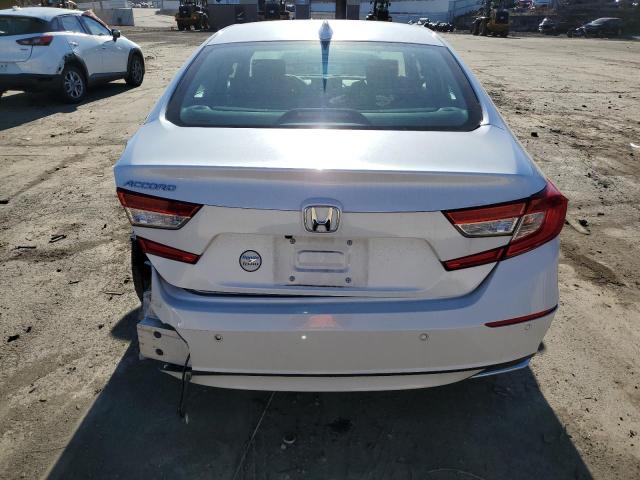 1HGCV1F57NA000989 - 2022 HONDA ACCORD EXL WHITE photo 6