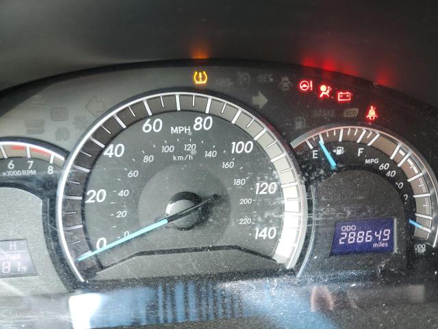 4T1BF1FK8CU162280 - 2012 TOYOTA CAMRY BASE BLACK photo 9