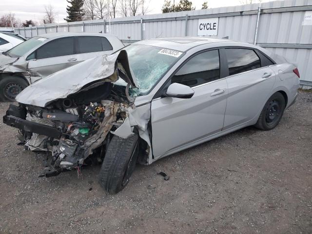 KMHLN4AG6MU123295 - 2021 HYUNDAI ELANTRA SEL GRAY photo 1