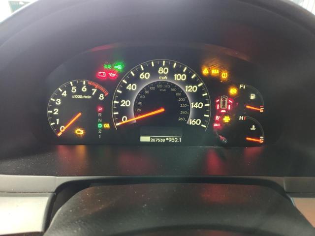 5FNRL38845B105711 - 2005 HONDA ODYSSEY TOURING BLUE photo 9