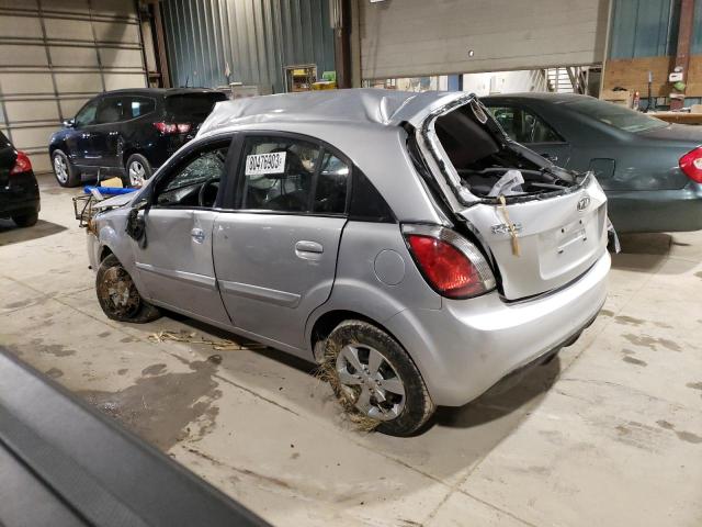 KNADH5A32B6762579 - 2011 KIA RIO BASE SILVER photo 2