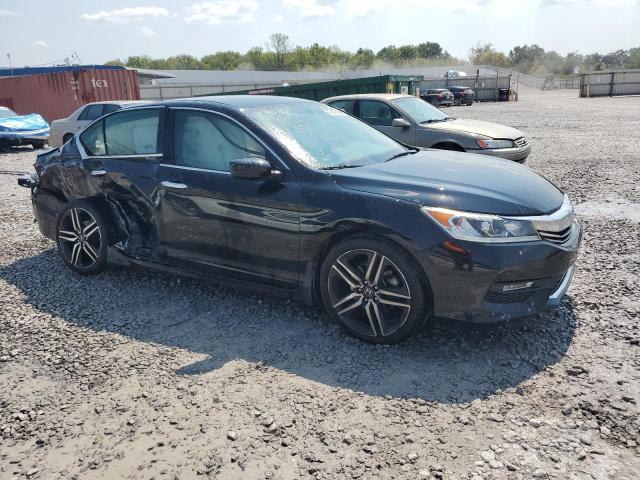 1HGCR2F51GA072624 - 2016 HONDA ACCORD SPORT Қара фото 4