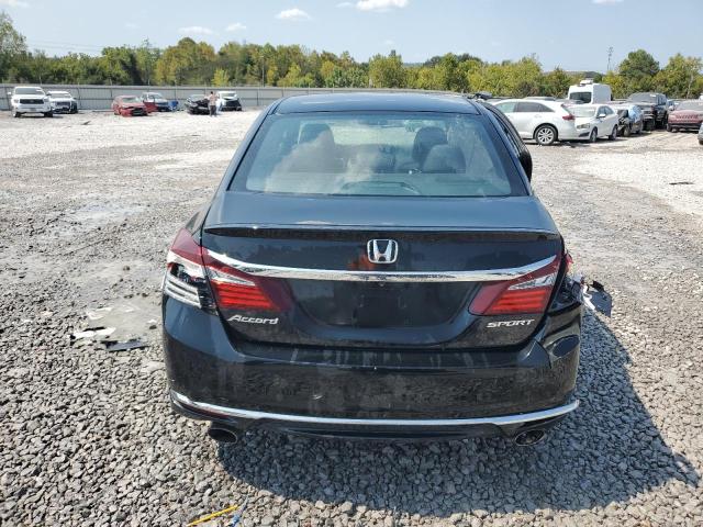 1HGCR2F51GA072624 - 2016 HONDA ACCORD SPORT Қара фото 6