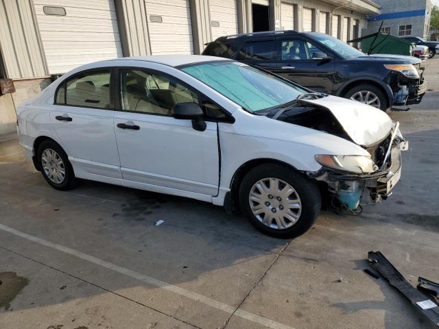 1HGFA16379L001139 - 2009 HONDA CIVIC VP WHITE photo 4