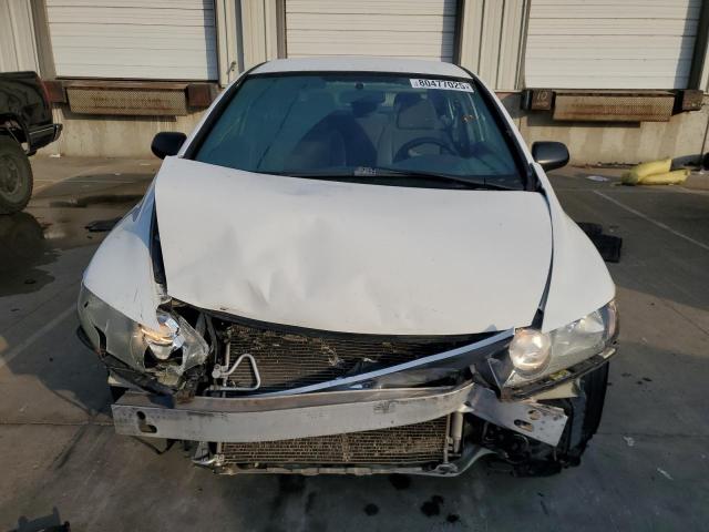 1HGFA16379L001139 - 2009 HONDA CIVIC VP WHITE photo 5