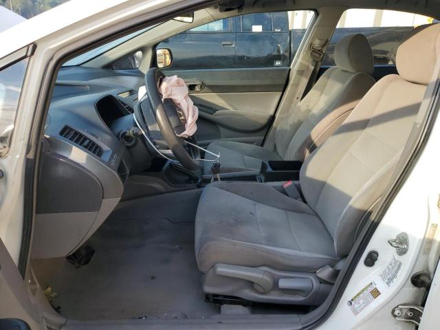1HGFA16379L001139 - 2009 HONDA CIVIC VP WHITE photo 7