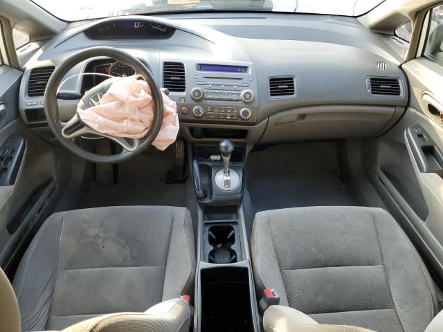 1HGFA16379L001139 - 2009 HONDA CIVIC VP WHITE photo 8