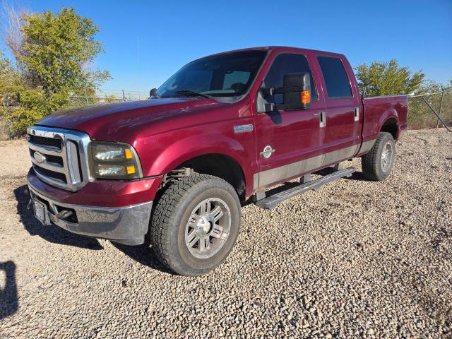 1FTSW21P85EA07710 - 2005 FORD F250 SUPER DUTY BURGUNDY photo 2