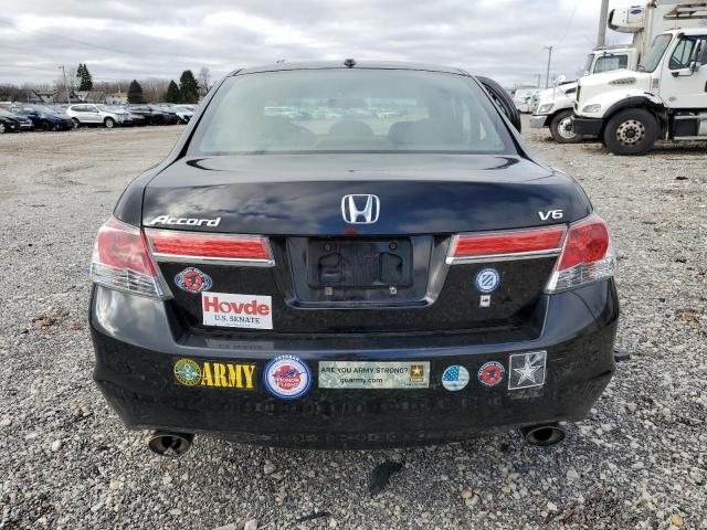 1HGCP3F80BA003017 - 2011 HONDA ACCORD EXL BLACK photo 6