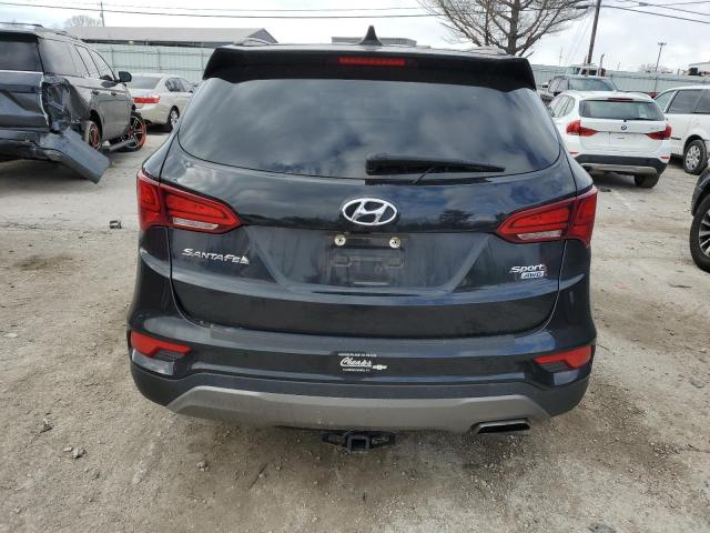 5NMZUDLB1HH049042 - 2017 HYUNDAI SANTA FE S BLACK photo 6