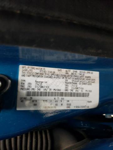 1FAHP3K2XCL451945 - 2012 FORD FOCUS SE BLUE photo 13