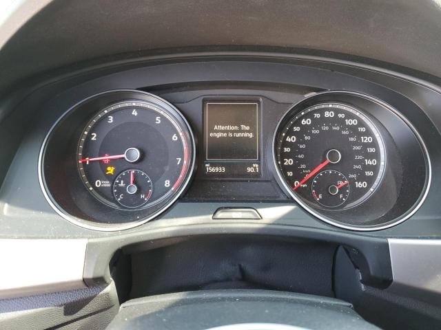 1V2UR2CAXKC566089 - 2019 VOLKSWAGEN ATLAS SE Gris foto 9