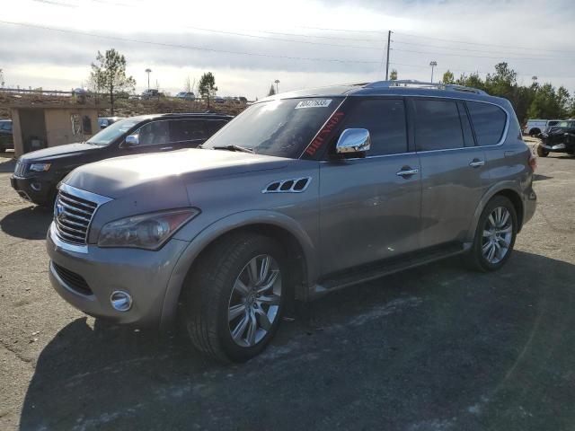 JN8AZ2NE4C9021870 - 2012 INFINITI QX56 SILVER photo 1