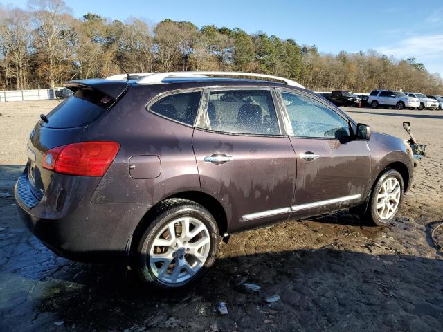 JN8AS5MT7CW253046 - 2012 NISSAN ROGUE S PURPLE photo 3