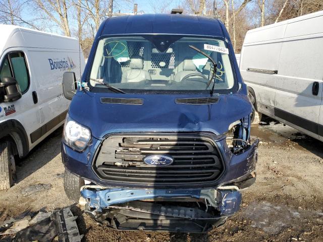 1FTYR2CMXKKB69873 - 2019 FORD TRANSIT T-250 BLUE photo 5