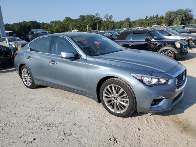 JN1EV7APXKM540126 - 2019 INFINITI Q50 LUXE ლურჯი ფოტო 4