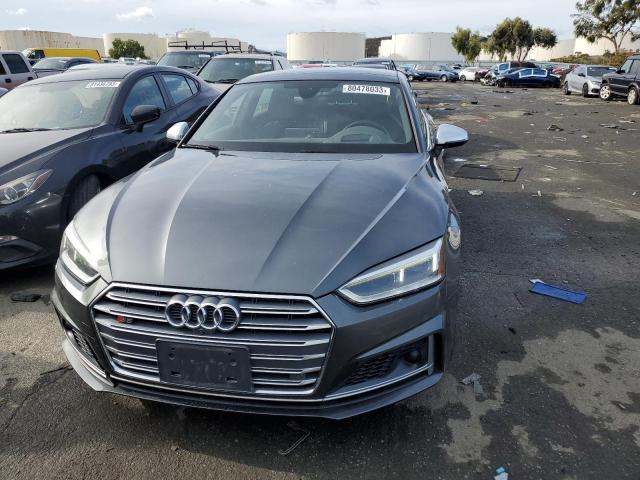 WAUC4CF50JA008887 - 2018 AUDI S5 PRESTIGE GRAY photo 5