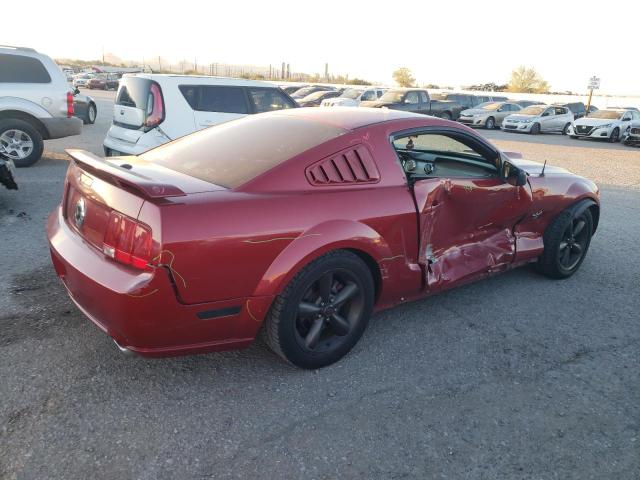 1ZVHT82H095106828 - 2009 FORD MUSTANG GT RED photo 3