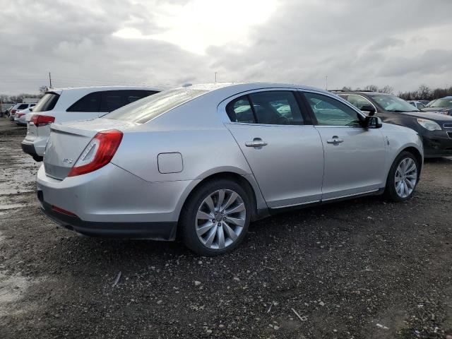 1LNHL9DK8EG603105 - 2014 LINCOLN MKS SILVER photo 3