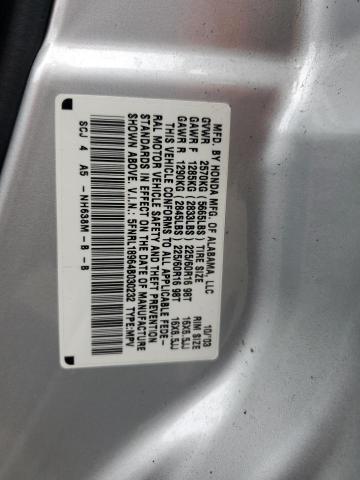 5FNRL18964B030232 - 2004 HONDA ODYSSEY EXL SILVER photo 14