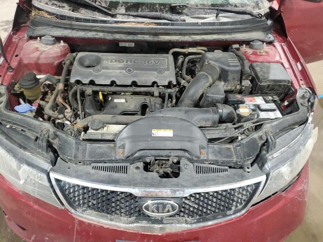 KNAFU4A26A5240810 - 2010 KIA FORTE EX BURGUNDY photo 11