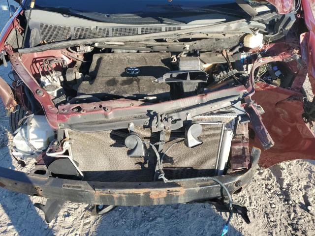 5TDKK3DC0BS046596 - 2011 TOYOTA SIENNA LE RED photo 12