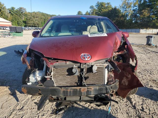 5TDKK3DC0BS046596 - 2011 TOYOTA SIENNA LE RED photo 5