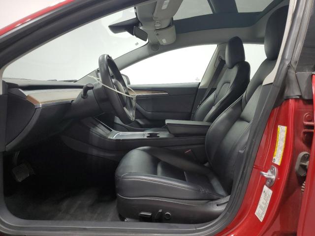 5YJ3E1EB3NF305192 - 2022 TESLA MODEL 3 红色 照片 7