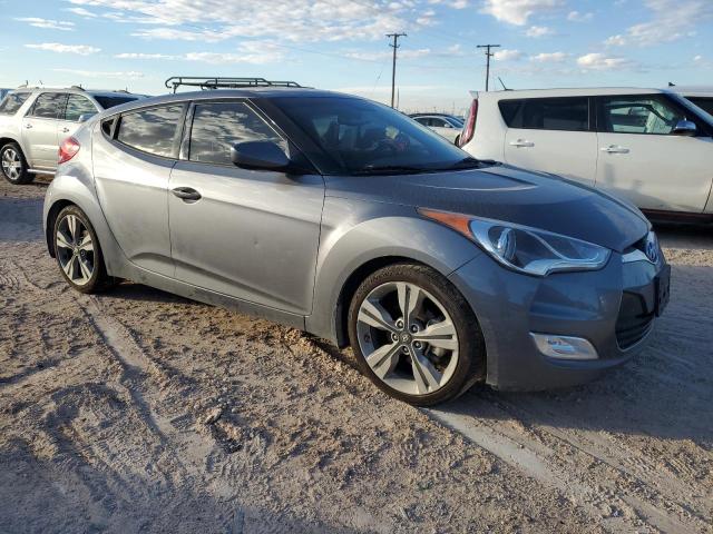 KMHTC6AD6GU256974 - 2016 HYUNDAI VELOSTER GRAY photo 4