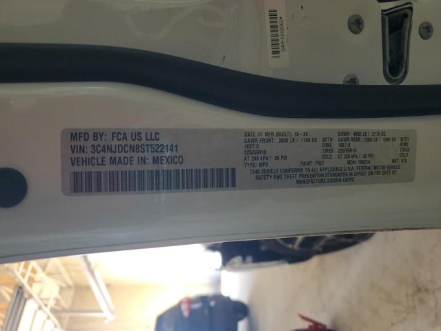 3C4NJDCN8ST522141 - 2025 JEEP COMPASS LIMITED Weiß Foto 13
