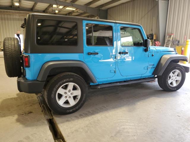 1C4BJWDGXJL855871 - 2018 JEEP WRANGLER U SPORT Bleu photo 3