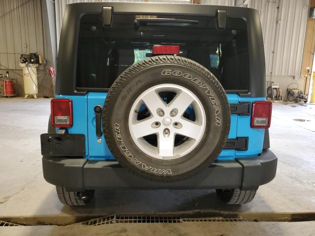 1C4BJWDGXJL855871 - 2018 JEEP WRANGLER U SPORT Bleu photo 6